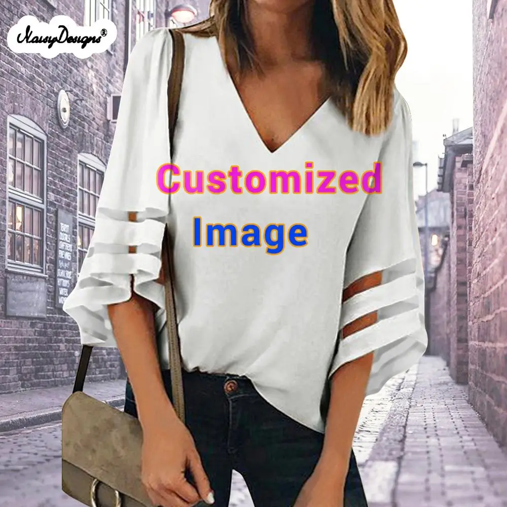 Noisydesign Женские топы и блузки Tunnic Blusas 2020 verano Flower серый с принтом собаки женская