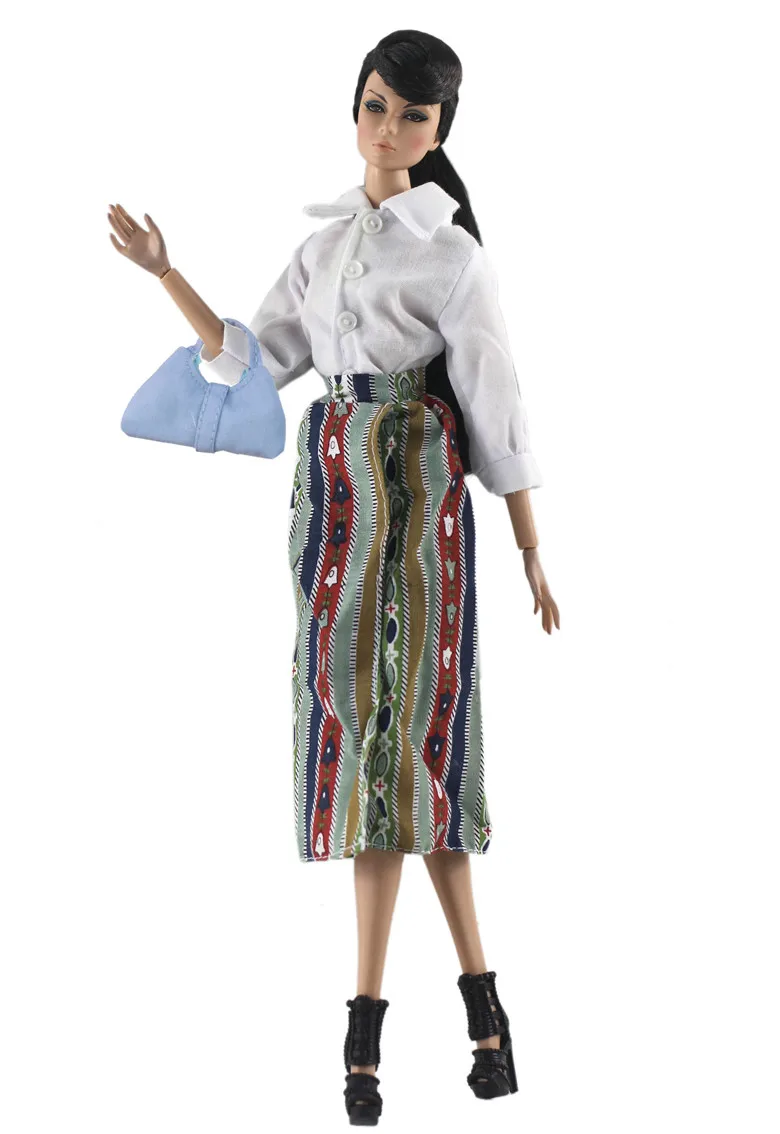 Комплект одежды, платье-кукла/цветная одежда, зимняя одежда, плюшевое пальто, одежда, платье для 1/6 BJD Xinyi, кукла Барби/Игрушки для девочек - Цвет: 15