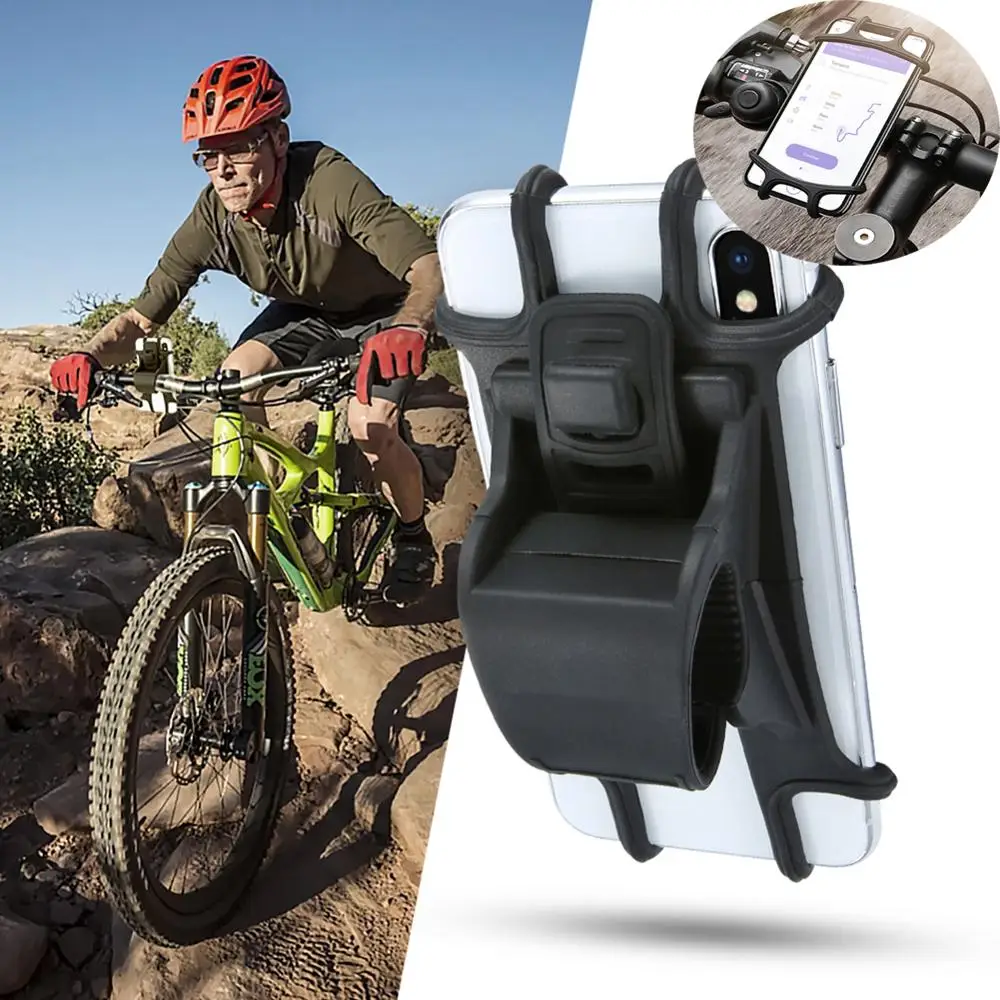 

2019 New Bicycle support GPS Stand For Xiaomi Huawei iPhone Samsung Mobile Phone Handlebar Support rack Mount Motorcycle bracket