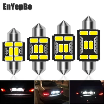 

2Pcs LED Car License Plate Light C5W 39mm For Mercedes EW211-Class E320 E350 E550 E55 W164 ML350 ML Number Lamp 12V White
