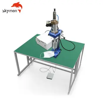 

28KHZ ultrasonic welding machine pneumatic with foot pedel type welding generator IN STOCK
