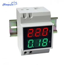 AC 80-300 В AC 200-450 в амперметр вольтметр Индикатор воздушного переключателя 99A 200A ток датчик напряжения монитор Встроенный/внешний CT lcd