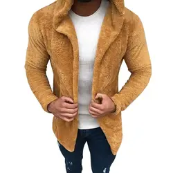 MoneRffi, Модная хлопковая одноцветная куртка, Мужская повседневная верхняя одежда, открытая стежка, толстые куртки с капюшоном, пальто, одежда