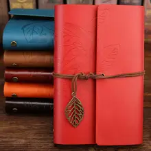 Винтажная записная книжка в твердом переплете, спираль, искусственная кожа, записная книжка, школьные офисные принадлежности для студентов, бизнес-блокнот