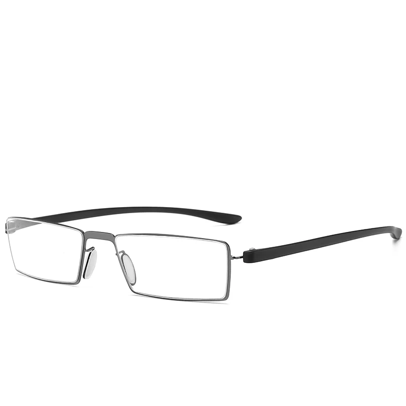 SAOIOAS прогрессивные очки для чтения с несколькими фокусами для мужчин и женщин, анти-синие очки для дальнозоркости+ 1,0+ 1,5+ 2,0+ 2,5+ 3,0+ 3,5 - Цвет оправы: B1 BLACK