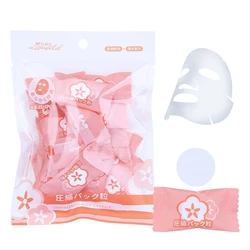 Ultra-Thin Moisturizing Disposable Compression Facial Mask Cotton Facial Sheet Face Skin Care Wrapped Masks Paper 20pcs Bag