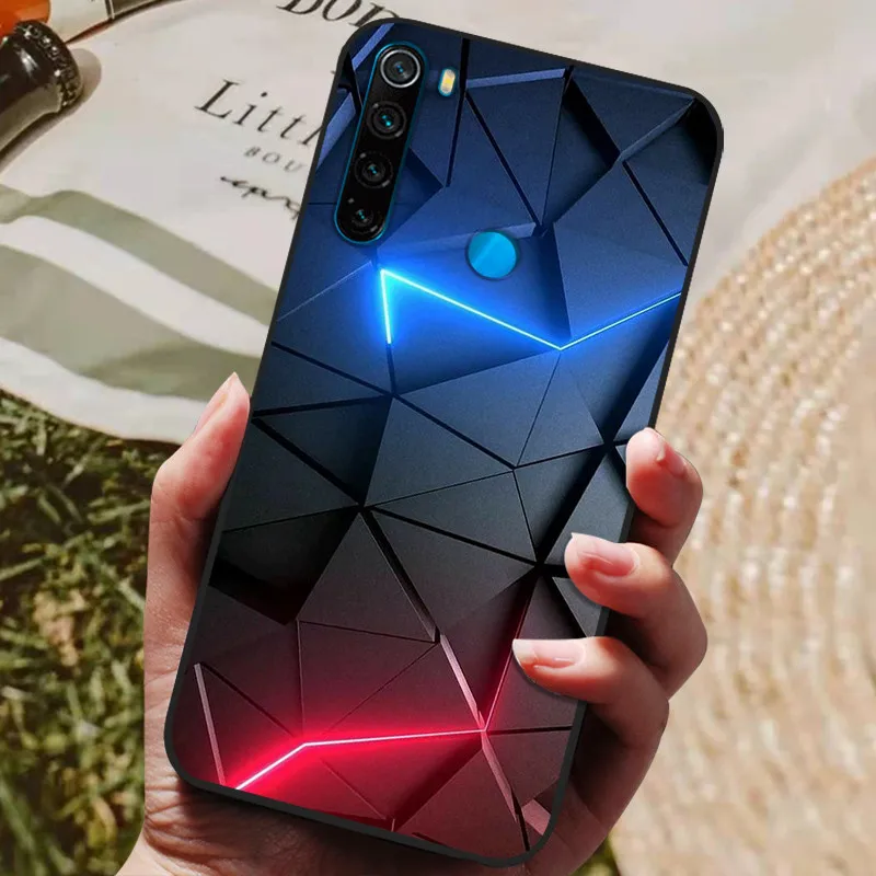 For Xiaomi Redmi Note 8 2021 / 8T Back Cover Silicone Phone Case For Redmi Note 8T Note8T 8 T Funda Note8 Pro Coque Bumper Shell wallet cases Cases & Covers