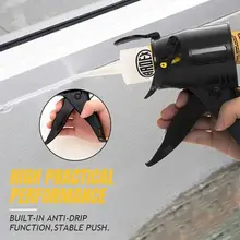 Pistolet de calfeutrage Portable, Mastic isolant manuel, outil de remplissage de joints d'angle, pression de calfeutrage en Silicone pour armoire, outils ménagers 