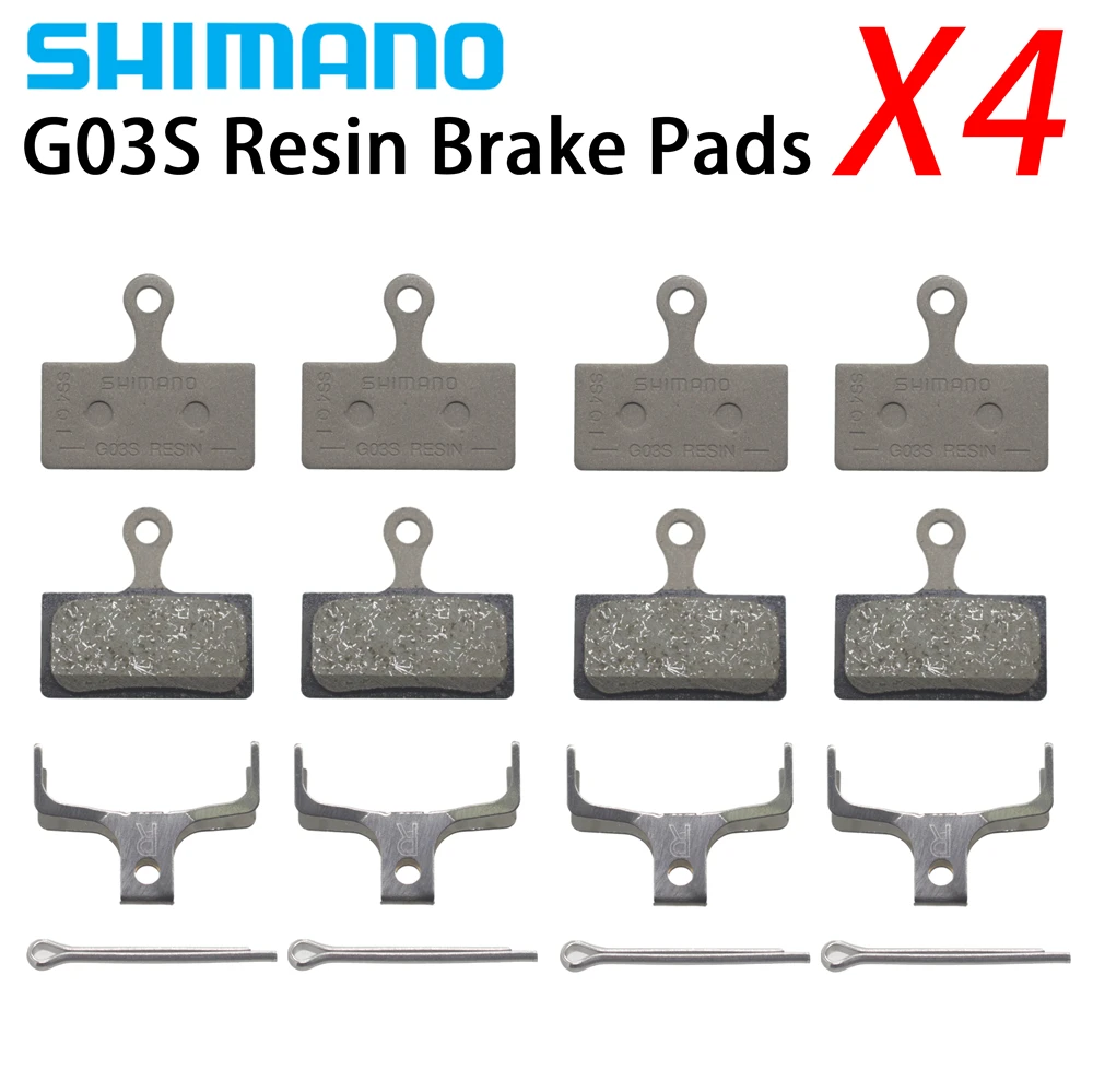 4 пары SHIMANO G01S/G03S Смола дисковые Тормозные колодки для BR-M9020/M8000/M7000/M6000/M8100/M7100