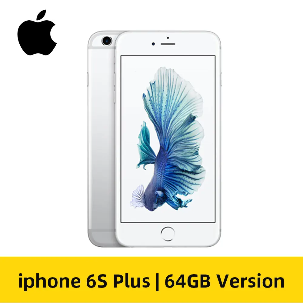 Original Apple iPhone 6S Plus Smartphone 16/32/64/128GB ROM 5.5 inch 1080P 12.0 MP Camera 4G LTE Used Mobile phone - Цвет: 64GB Silver