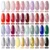 ROSALIND Nail Polish Red Yellow Series Гель Лаки Все Для Маникюра Nails Art Base Top Coat UV Semi Permanent Nail Gellak