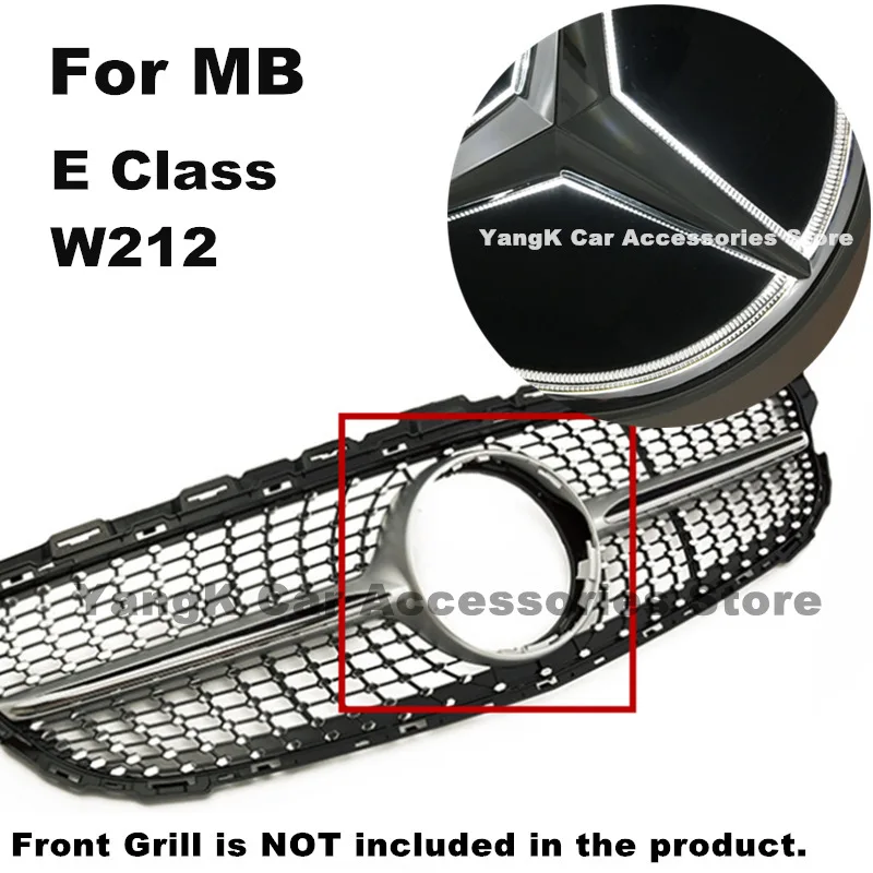 

Free Shipping Car LED Logo Emblem Light E Class W212 Car Insignia LED illuminated Front Grille Replaced Badge LED Edge Mirror