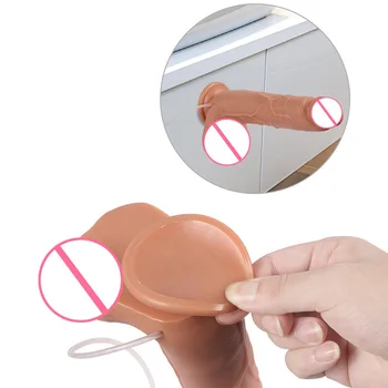 Joy Of Life, Toys On The Bed Huge Real Squirting Big Dildo Ladies Adult Real Sex Toys Adult Massage Tools 3