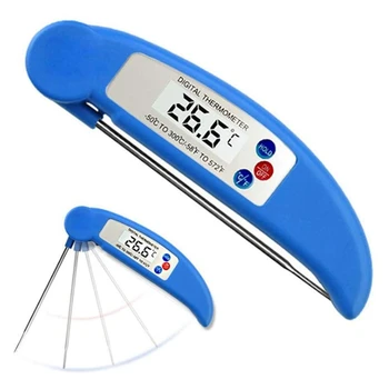 

2 Pack Digital Meat Thermometer Barbecue Thermometer Instant Read Temperature Tool for Food, Candy, Milk, Tea