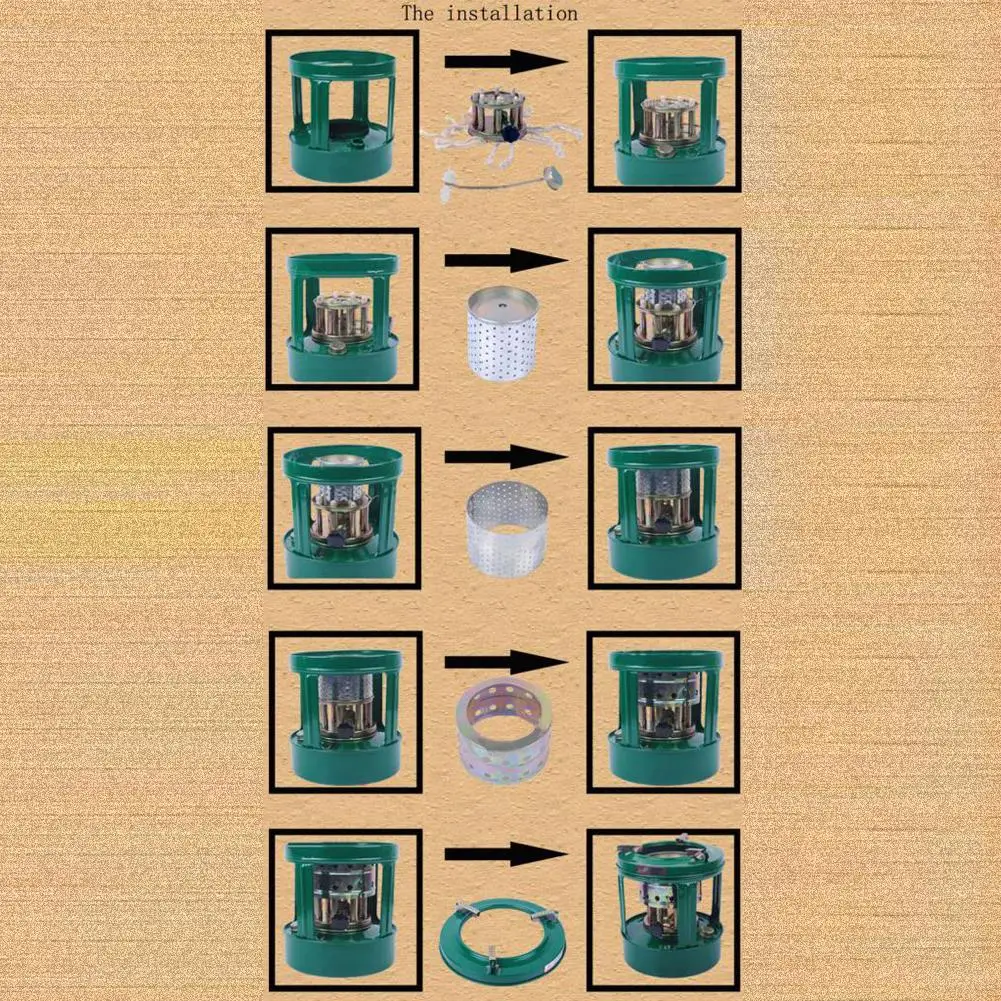 Уличная керосиновая горелка с 8 фитилями обогреватели для кемпинга