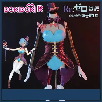 

DokiDoki Anime Re Zero Cosplay Rem Magician Cosplay Costume Re: Starting life in a different world from zero Bunny Girl