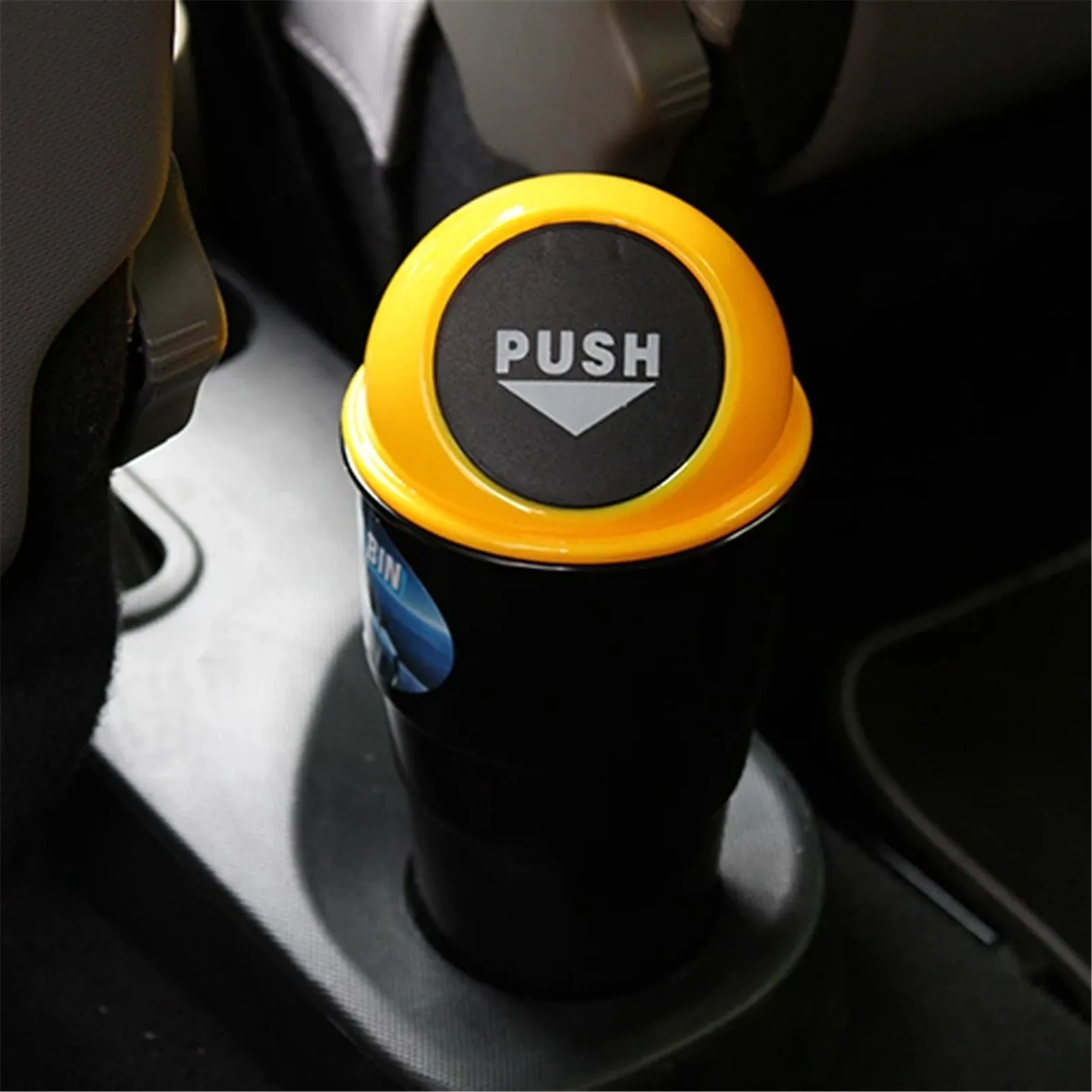Car Trash Bin Can Mini Auto Dust Organizer Car Interior Rubbish Bag Garbage Container Storage Box Bucket Auto Accessories