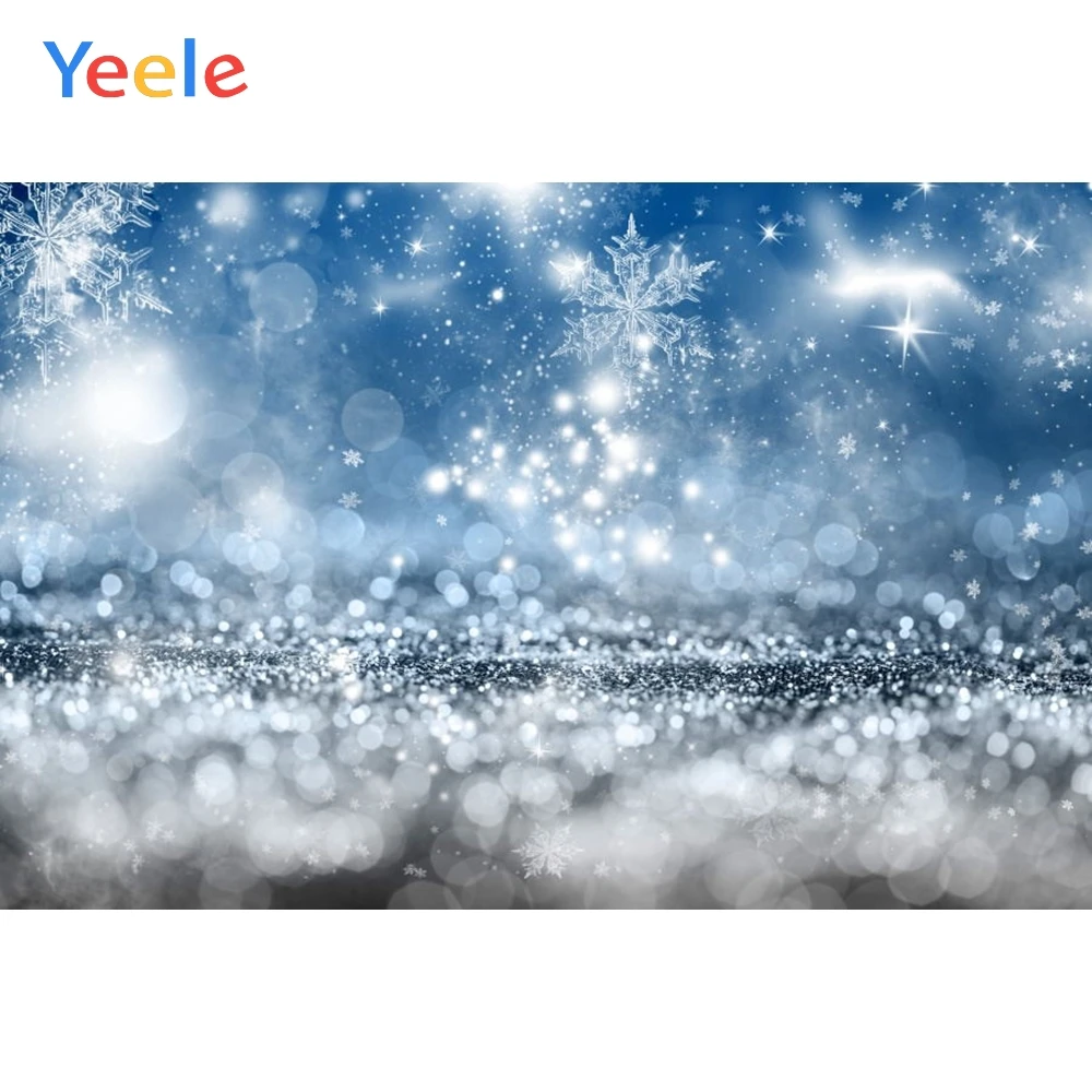 Виниловый фон для студийной фотосъемки с изображением Yeele зимнего снега снежинок рождественской елки
