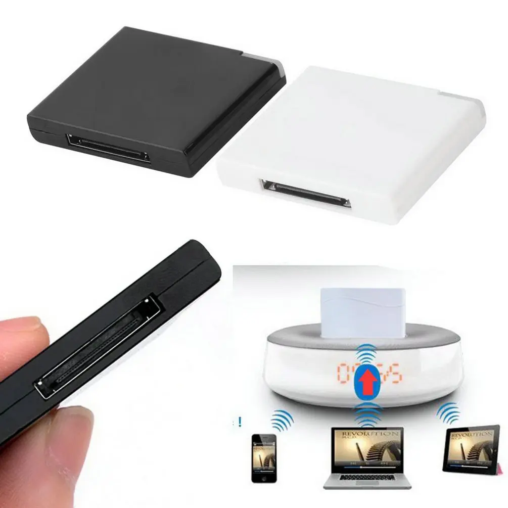 Bluetooth A2DP Music Receiver Adapter for iPod For iPhone 30 Pin Dock Speaker Hot Worldwide 1