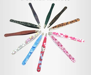 

1pcs eyebrow forceps Stainless Tweezer Beauty Supplies Tweezers Oblique Mouth Clamp Pliers Plucking Eyebrow Clip Bevel Makeup