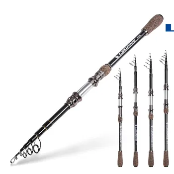 

New NUNATAK 2019 Sange II M MH 2.1M 2.4M Carbon Rod Telescopic Fishing Rod Casting Spinning Rod Travel Rod 8-18L 1.8M - 2.7M