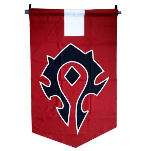 Vedio игра World of Warcraft WOW Alliance Horde Косплей баннер флаг синий/красный аксессуар для