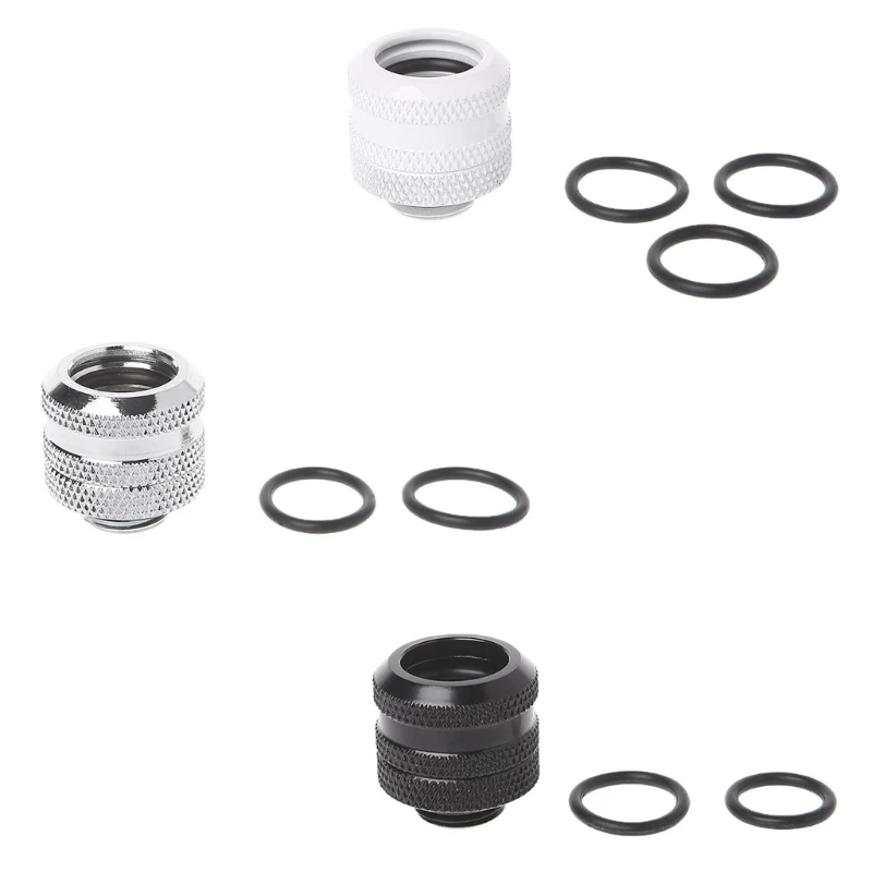 

OD14mm Hard Tube Fitting Hand Compression Fitting G1/4'' 10x14mm Hard Pipe Au13 19 Droship