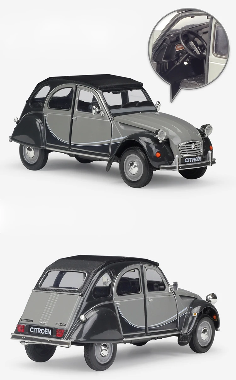 Citroen 2CV Red Welly 52311 1:60 1:64 Series 3 inches Diecast Toy Car Model 