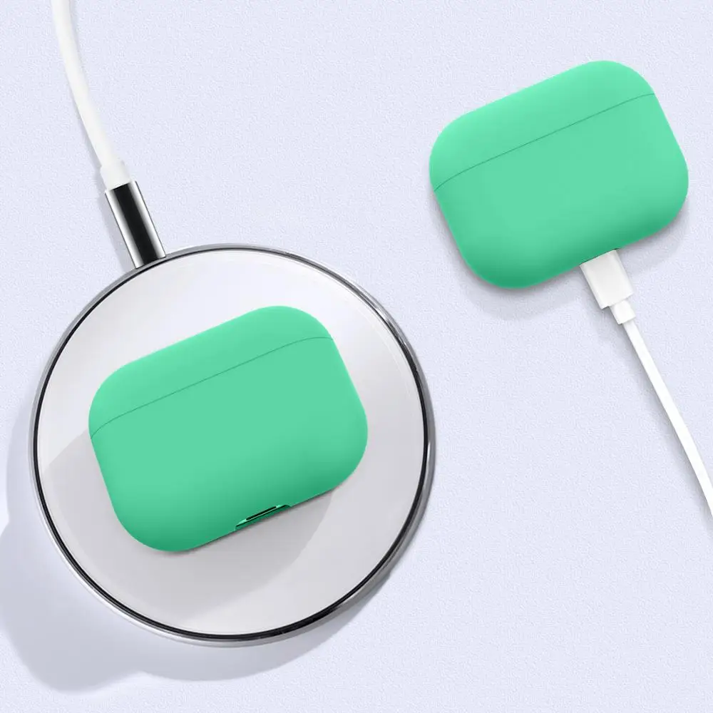 Силиконовый чехол для наушников для Apple Airpods Pro Чехол для AirPods 3 bluetooth беспроводная зарядная коробка для Airpods защитный чехол