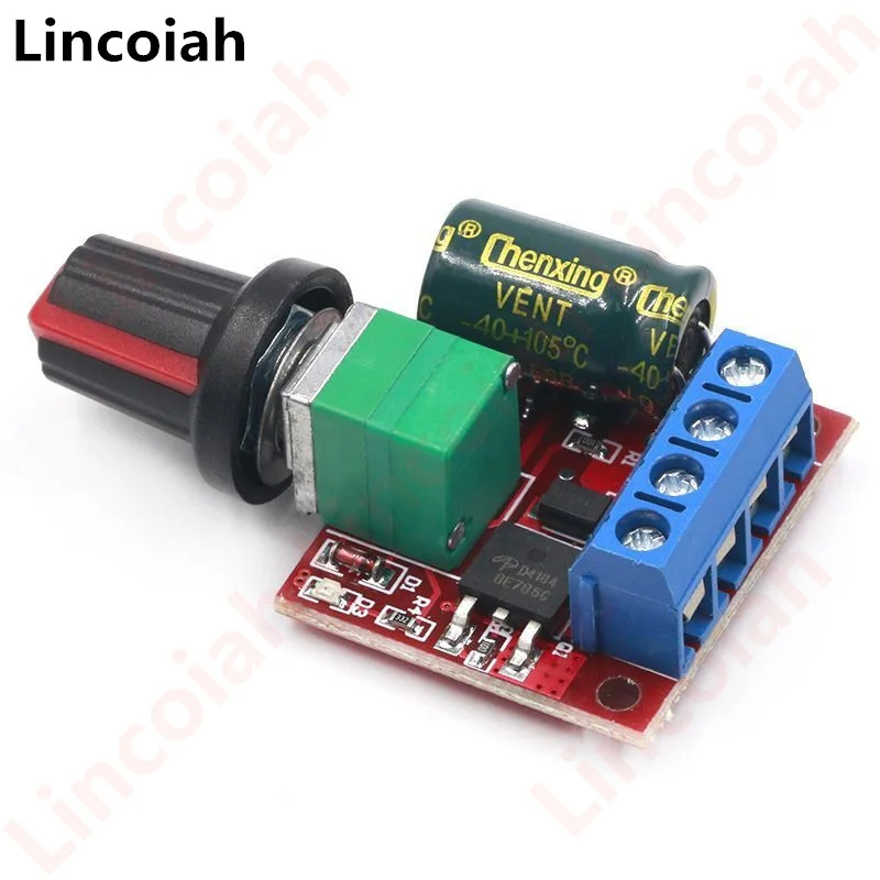 5A 90W PWM 12V Φ Модуль 4 5 V-35V Регулируемый регулятор скорости переключатель 24V