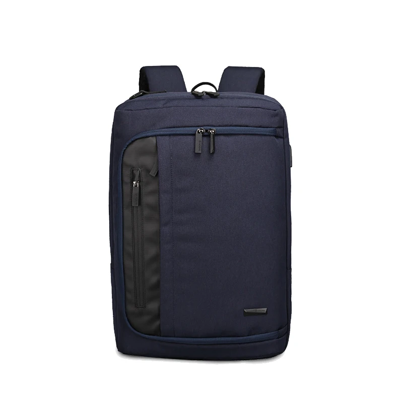 Мужской лоскутный рюкзак для ноутбука, водоотталкивающий бизнес-рюкзак для путешествий, повседневные мужские легкие рюкзаки USB XA525ZC - Цвет: Dark Blue