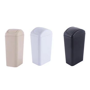 

12 Litre Plastic Indoor Dustbin Trash Can,Plastic Trash Can, Bathroom Trash Can ,1 Pack