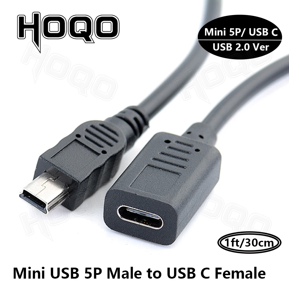 USB C to Mini USB 2.0 Adapter - Type C Female to Mini USB Male Converter for GoPro, MP3 Players, Dash Cam, Digital Camera, GPS Description Image.This Product Can Be Found With The Tag Names Computer Cables Connecting, Computer Peripherals, PC Hardware Cables Adapters, Usb c to mini usb 2 0 adapter