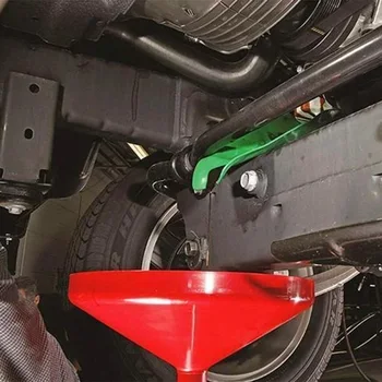 

Flexible Draining Tool Long Mouth Car Oil Refueling Funnel Gasoline Guide Board Easily Installation Personal Car Elements