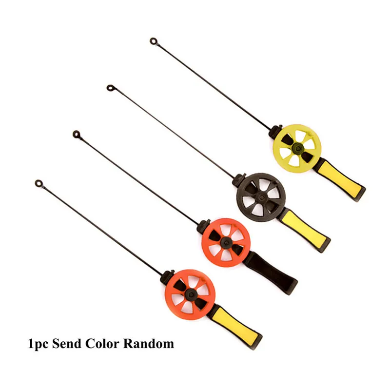 

1PCS Ice Winter Fishing Rod With Reel Outdoor Sport Fish Rod Fishing Accessories Random Color
