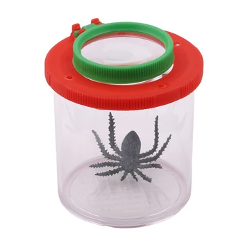 

Plastic Bottle Insects Viewer Observation Insects Small Animal Magnifier Magnifying Glass Cylindrical Spider Educational Toy