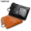 Mini Purse for Men Wallet Women Genuine Leather Zipper Vintage Short Lady Small Slim Female Women's Wallet Male Thin portomonee ► Photo 1/6