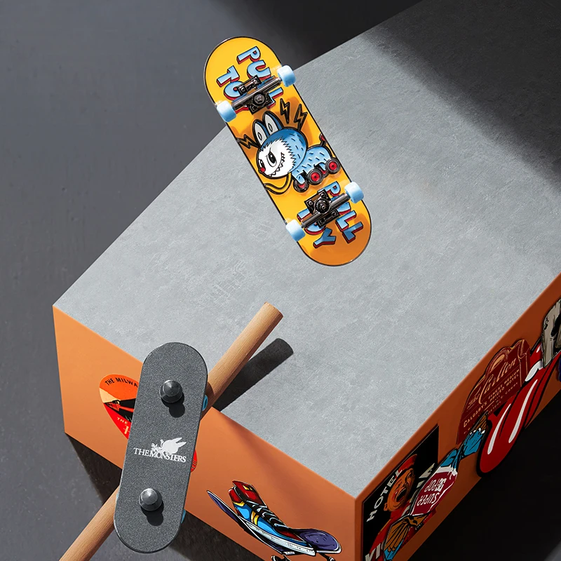 POP MART The Monsters Toys Series - Finger Skateboard Labubu
