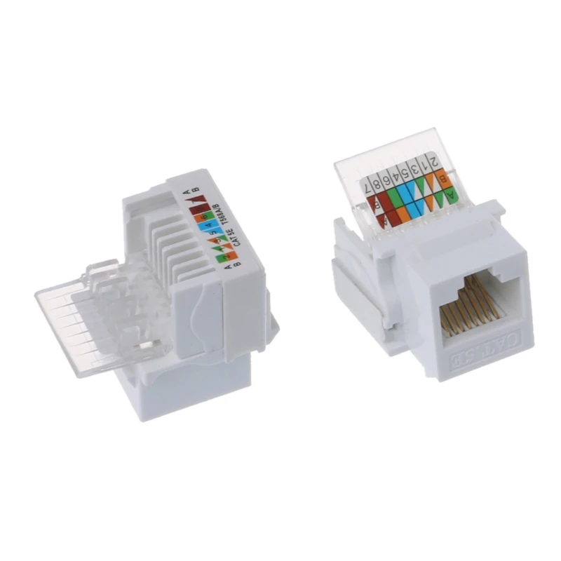 2 порта RJ45 сетевой настенной пластины с гнездовым разъемом