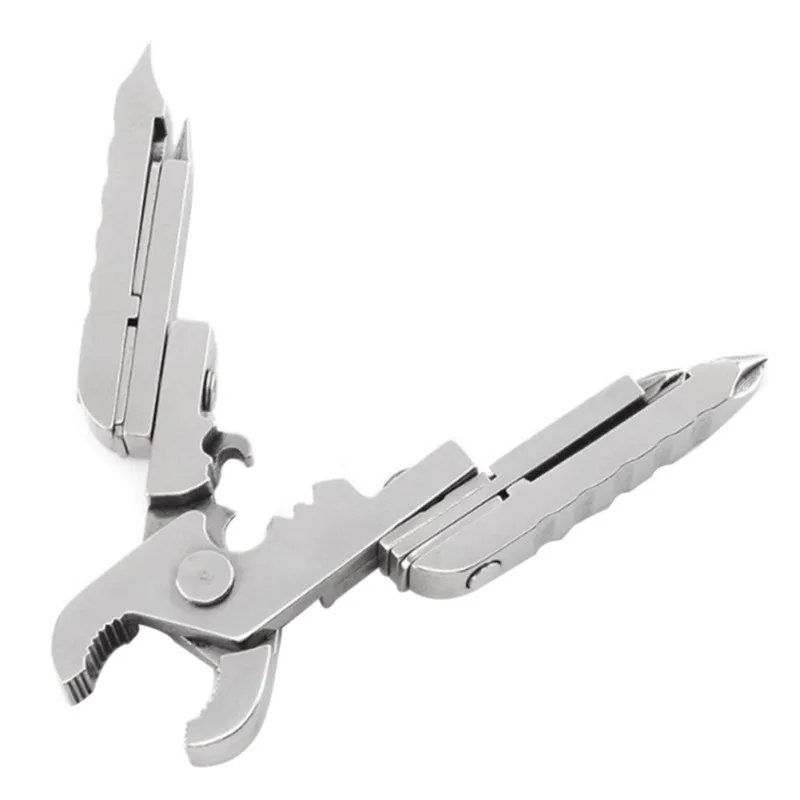 

15 in 1 Multi Tool 420 stainless steel Multi-tool Pliers Keychain Combination EDC Tool Folding Pliers Screwdriver