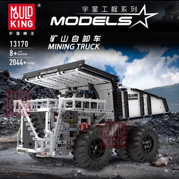 

Motorized MOC Technic Series The Mining Truck Car Model Kit Building Blocks Bricks Compatible with LEPINING Toys For Children