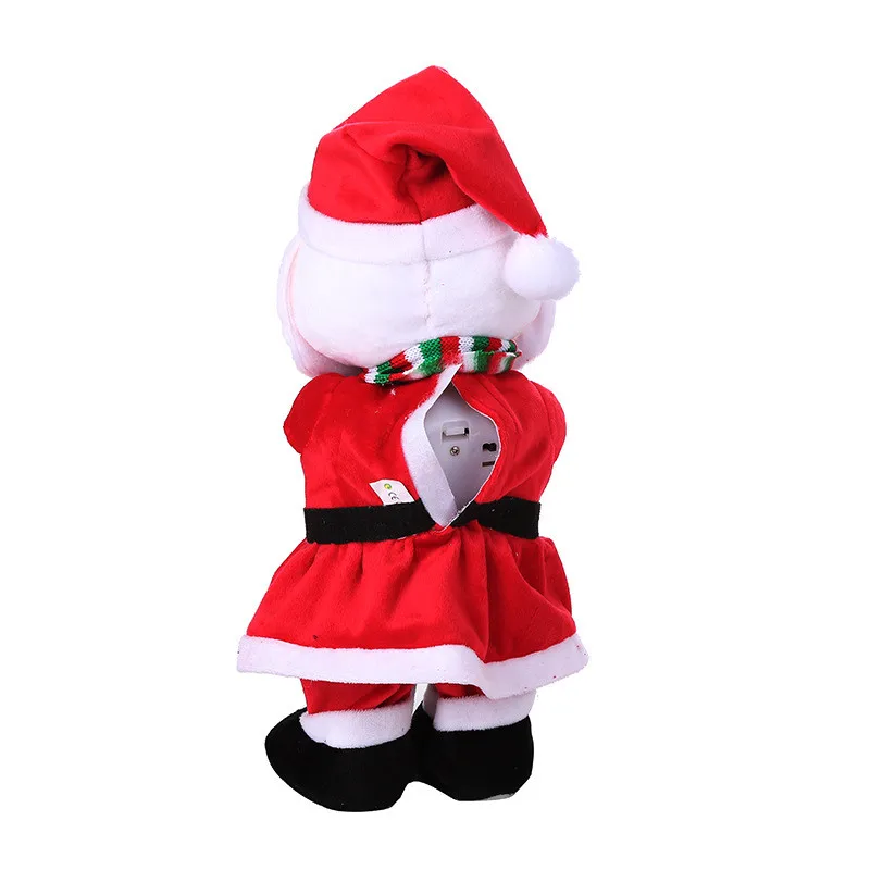 Пение и танцы Забавный Санта Клаус Лось Снеговик Музыкальная Рождественская игрушка украшения Рождественские украшения подарки для детей