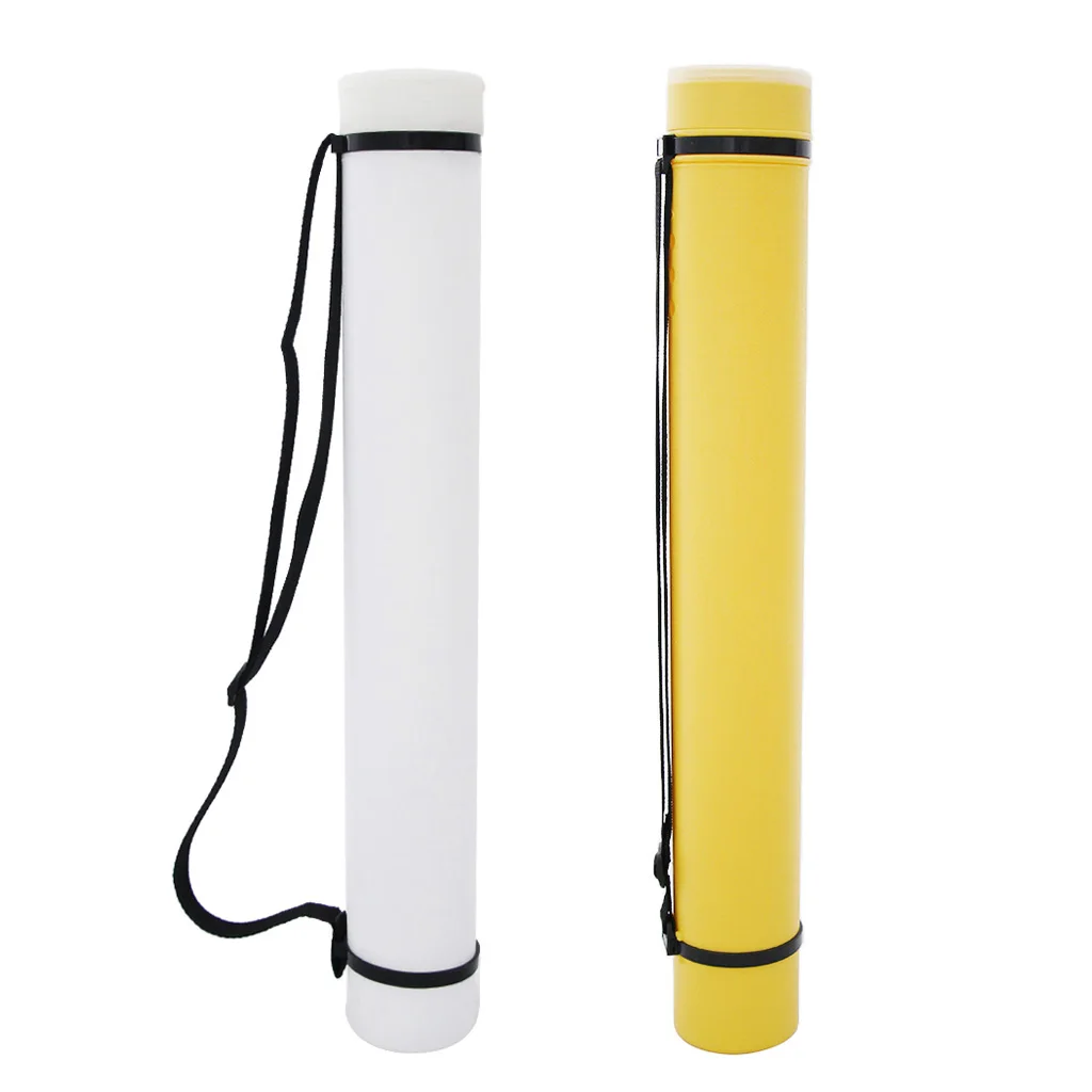 Telescopic Archery Arrow Back Quiver Tube Shoulder Strap Holder Case
