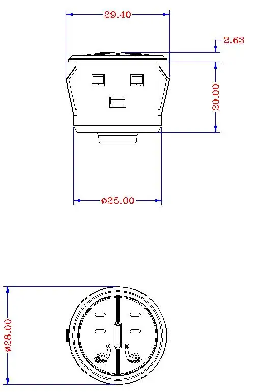 SEAT HEATER SWITCH  (3)