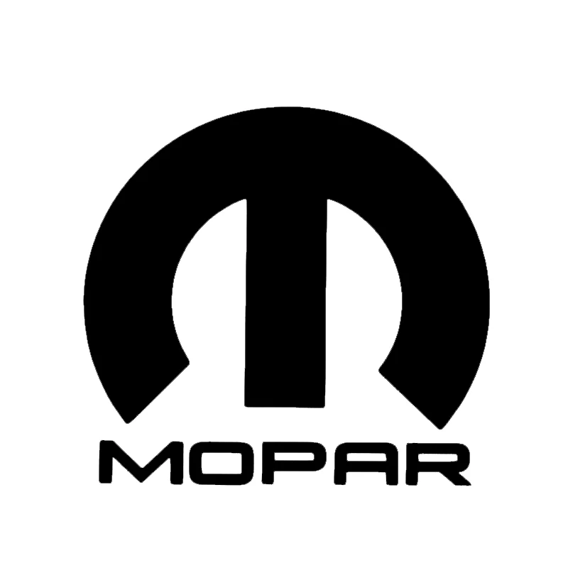 

13cm for Mopar Logo Ram Charger Challenger Window Sticker KK Vinyl Decal Car Styling Accessories Black/White