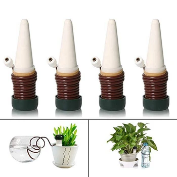 

4 Pcs Automatic Dripper, Automatic Watering Device for Potted Plants, Drip Irrigation Sprinkler Filter Tool Plastic