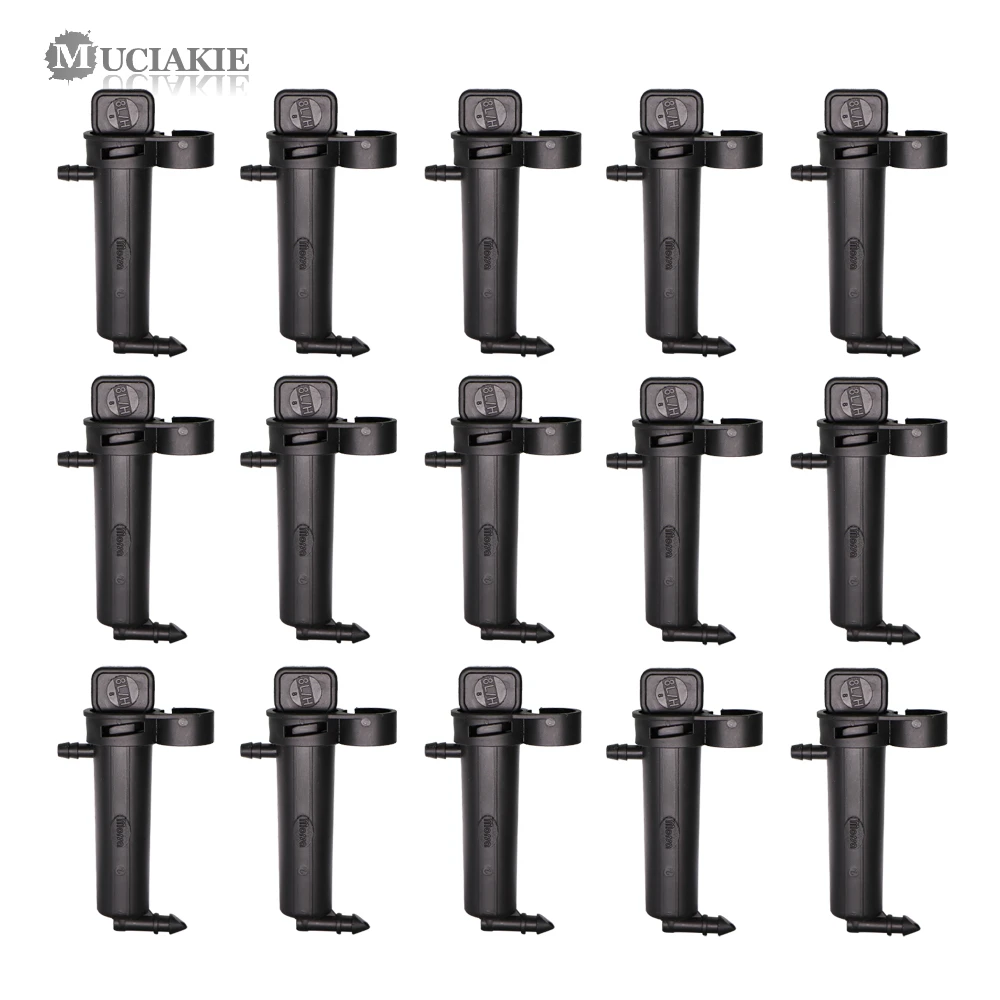 MUCIAKIE 50/100/150PCS 8L Adjustable Dripper Irrigation Emitter Fix 1/2