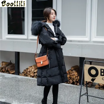 

Boollili Jacket Women White Duck Down Coat 90% Winter Down Jacket Women Jacket Korean Puffer Jacket Veste Femme