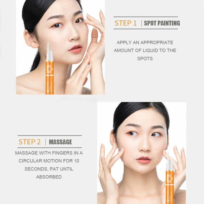 Vitamin C Essential Liquid Freckle Removal Whitening Moisturizing Essence Cream V9-Drop