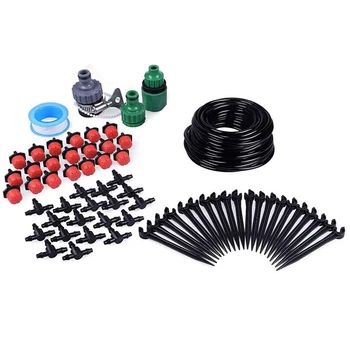 

1/4-Inch Drip Irrigation Kits Plant Watering System Accessories Fitting DIY Garden Irrigation System